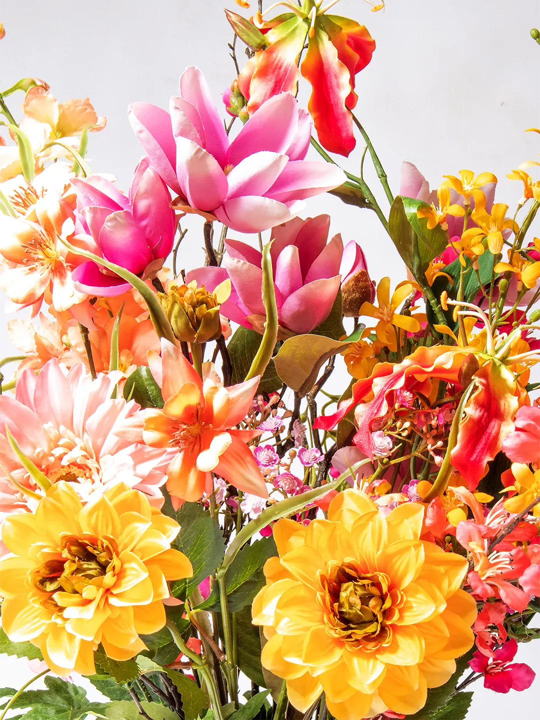 zijden-boeket-magnolia-gloriosa-14-stelen