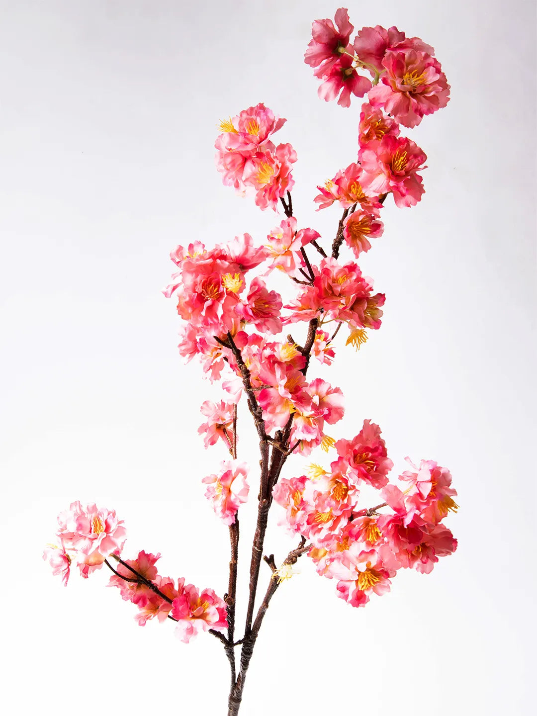 Zijden Cherry Blossom bloem in hot pink – 120 cm
