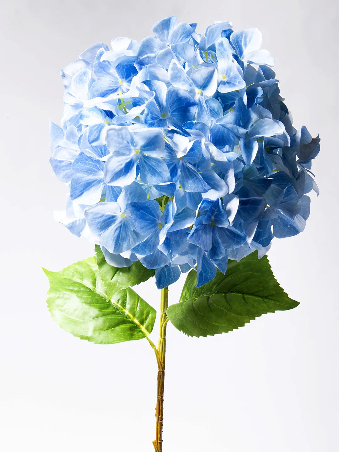 Zijden Hydrangea XL in blauw – 90 cm lang