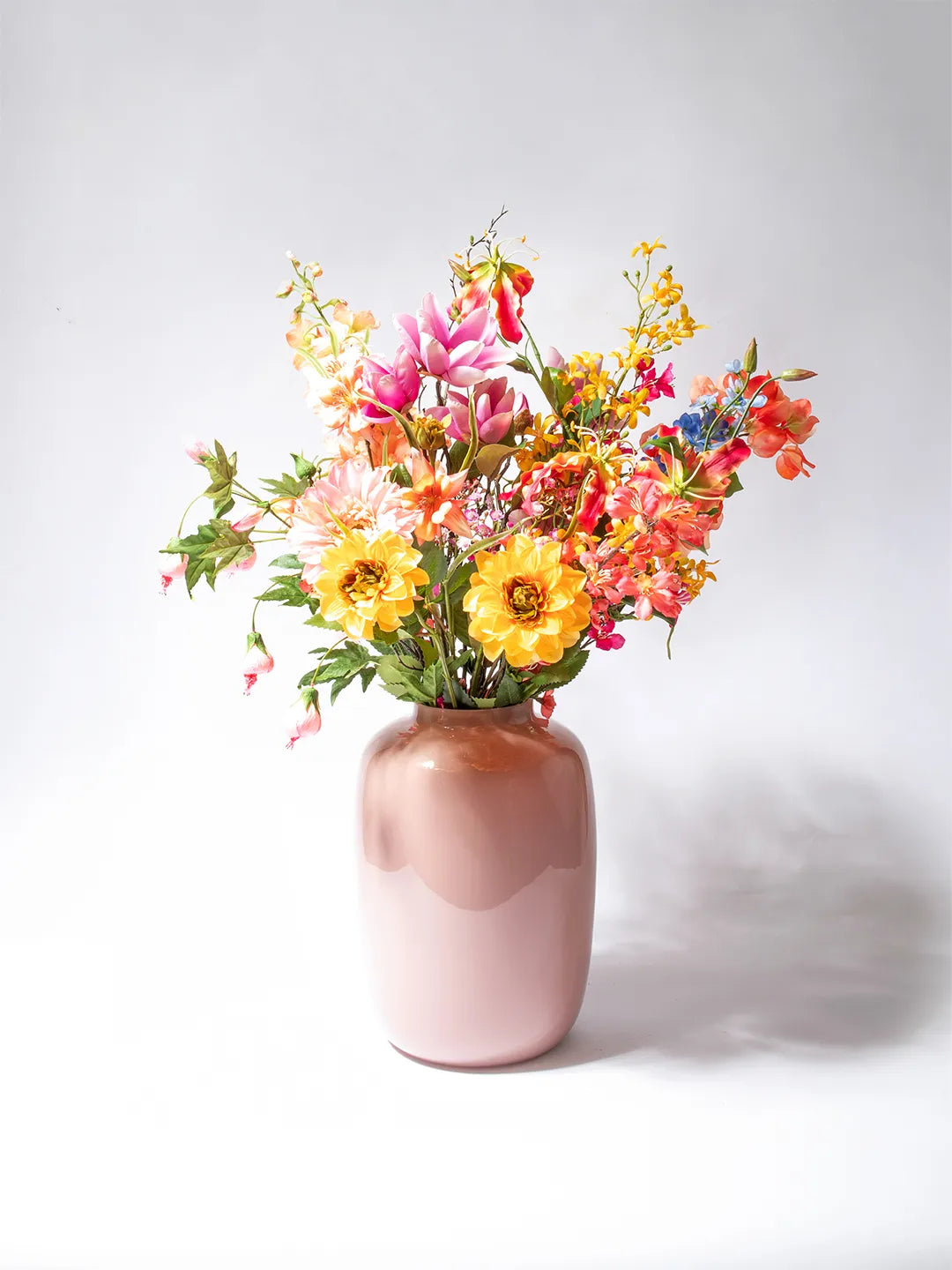 zijden-boeket-magnolia-gloriosa-14-stelen