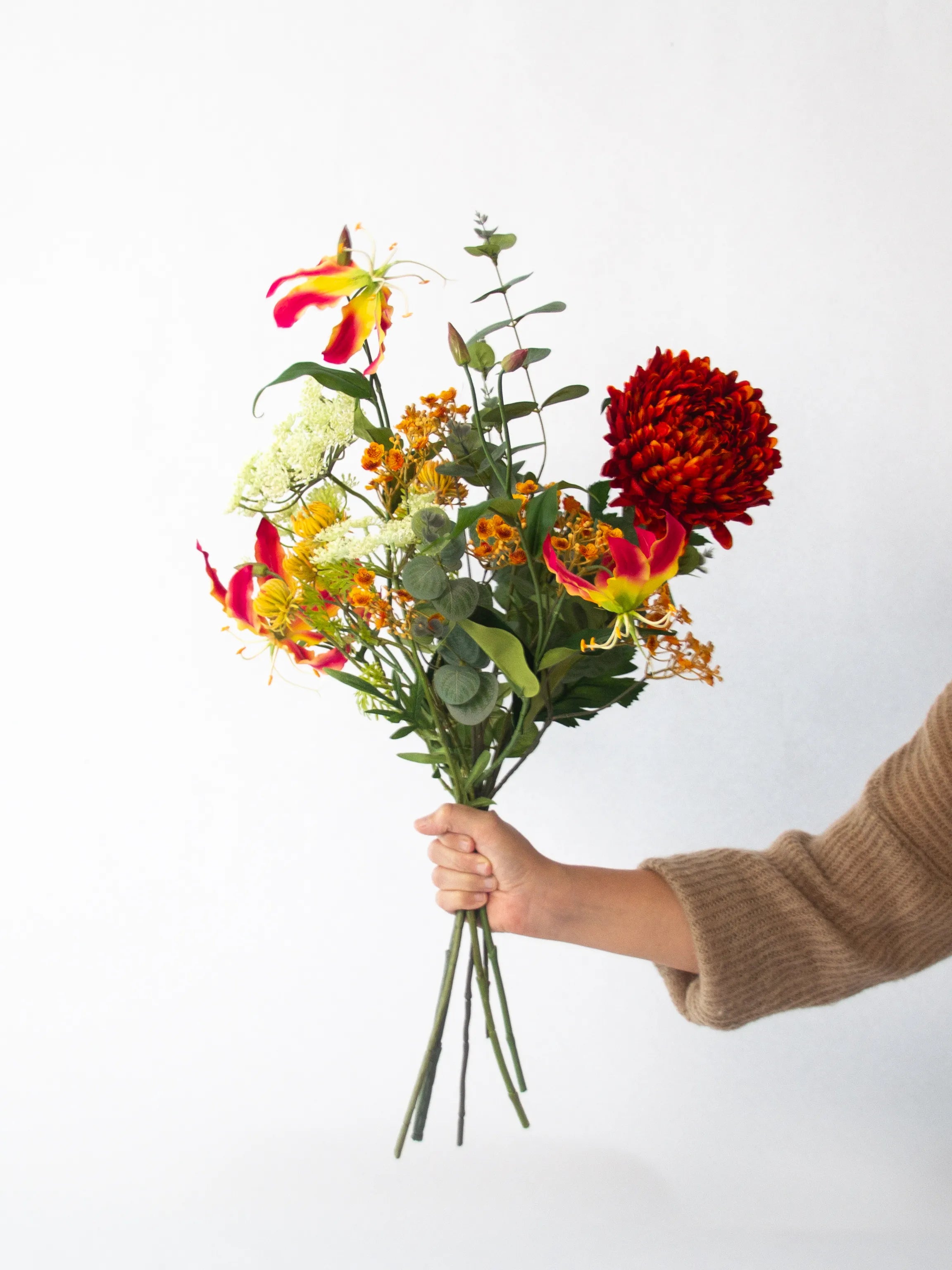 zijden-boeket-harvest-gloriosa-dille-70cm-1
